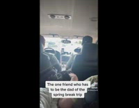 Dad of friend group on road trip 