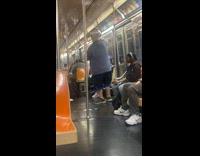 Collab WINY - Man shouts I'm a bunny inside train