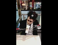 edward sissorhands mcdonalds cup