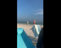 Collab IITW - 3 people films skit at the beach 