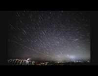 Time Lapse of Stars in the night sky