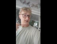 Guy lip syncs to audio about babies 