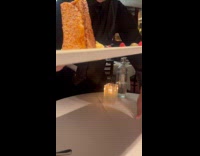 Couple had gender reveal at restaurant