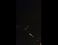 Lightning in storm flashes like a camera 