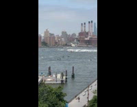 Crowd for jet ski rally at nyc