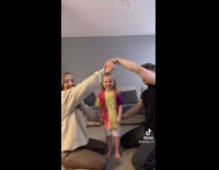 Collab Kale Salad IG - Parents flip their daughter swing arms