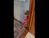 Dad puts baby in timeout for hitting brother