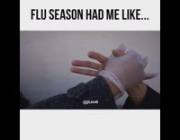 Guy is extra clean during flu season