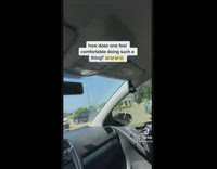 Guy reacts to people waiting for store to open 