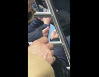 Collab Subway Creatures - Man likes sexy womans profile pictures on his phone on subway train