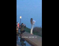 yass nailed it girl in same pose for 15 min