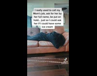 Lady used to call her moms job 