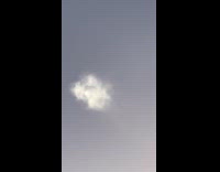 Submitter films steam cloud move on sky