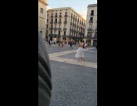 Collab IITW - Two women brown shirt dances at park