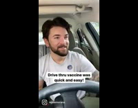 Man Passes Out After Getting Vaccine in Car