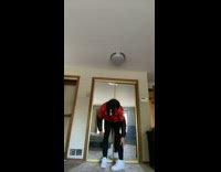 Collab VIBES - Girl throws phone at guy breaks mirror 