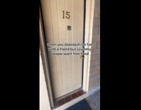 Woman confronts customer marks food as stolen