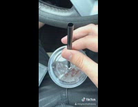 Straw makes squeaking noise like rap song