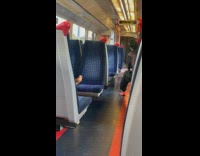 Collab Subway Creatures - Person put barefoot on the train seat