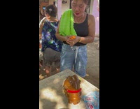 Woman gets scared by toy while she plays game
CANT CONFIRM OWNERSHIP