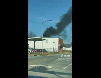 Collab BitchMP - Guys drive towards black smoke crematorium