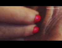 Guy touches neck wrinkles sensually