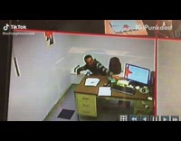 Guy unlocks handcuffs with keys