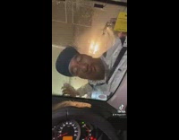 Man drinks beer off windshield of strangers car 