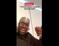 Guy acts like roadman at royal palace 