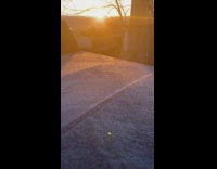 Ice frozen truck bed cover trunk sunrise