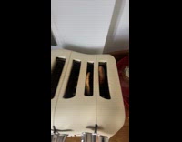 Burnt bread shoots on toaster