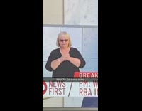 corona virus sign language lady tiktok dance 