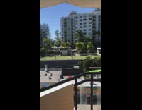 Two women in bikini on the tennis court Part 2