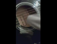 Guy falls on guitar starts playing it 