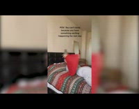 Collab BitchIG2 - Woman in bed rolling around cant sleep