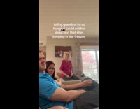 Woman jokes about grandmas dead bird