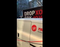 Drop Fox Fox Drop billboard sign on truck