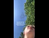 Woman calls out creepy men at park