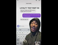 Guy does loyalty test on a mom 