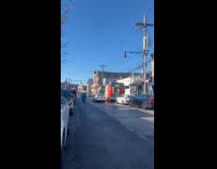 Cookie Monster driving a motorcycle