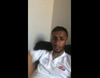 White shirt guy spray tan fail hair