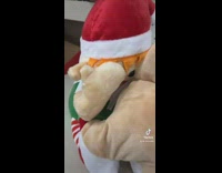 Collab BitchMP - Elf toy wiggling tongue on dog toy 