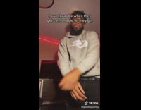 Boyfriend playfully hits girlfriend 