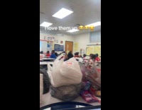 Teacher pranks students with Valentine day snacks