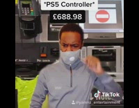 Guy is shocked at ps5 game price