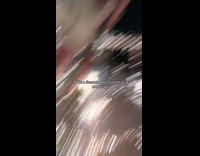 Fireworks bounces off from car to submitters direction