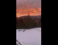 Collab DailyDoseOfInternet - Guy watches sunset from top of mountain