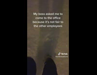 Man Travels on Snowy Weather to Work