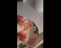 Guy crack open frozen eggs plate tissue