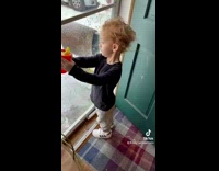 Boy asks did you see that dump